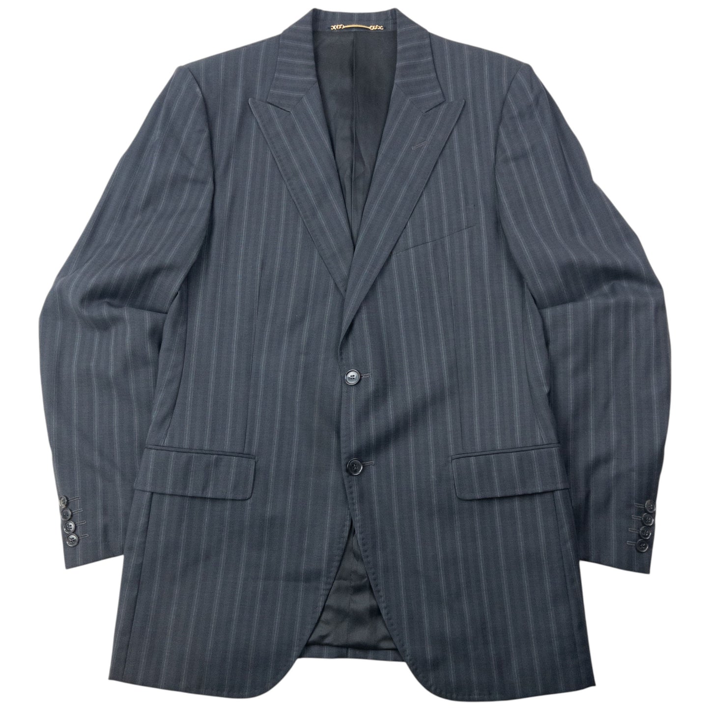 Vintage 2005 Dolce & Gabbana Striped Jacket & Trousers Suit Set Size L