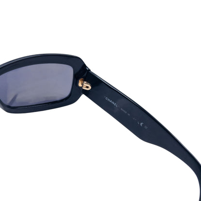 Vintage 90s Chanel Embossed Sunglasses