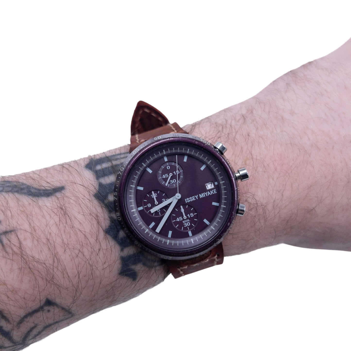 Vintage Issey Miyake Leather Watch