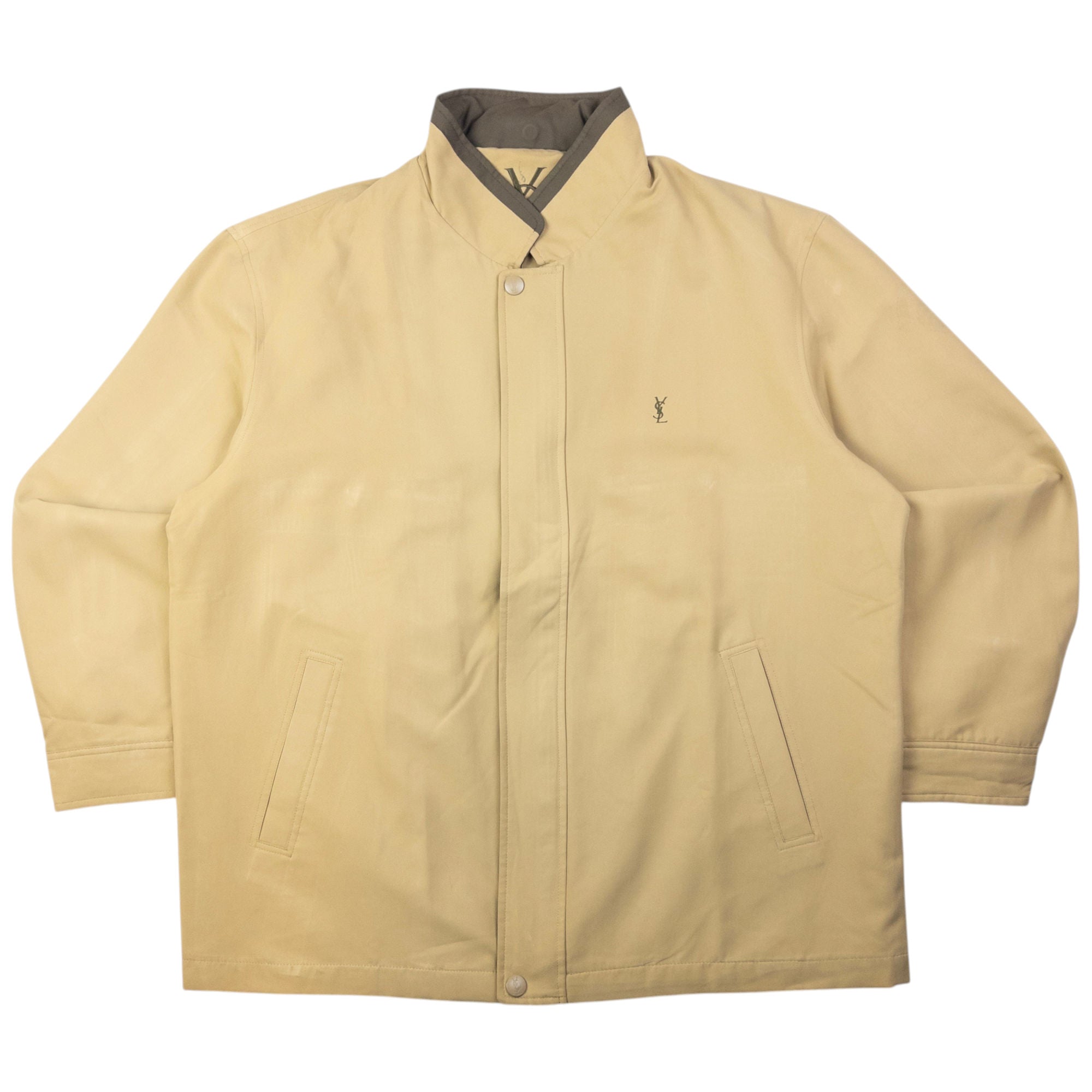 Vintage YSL Yves Saint Laurent Harrington Jacket Size XL