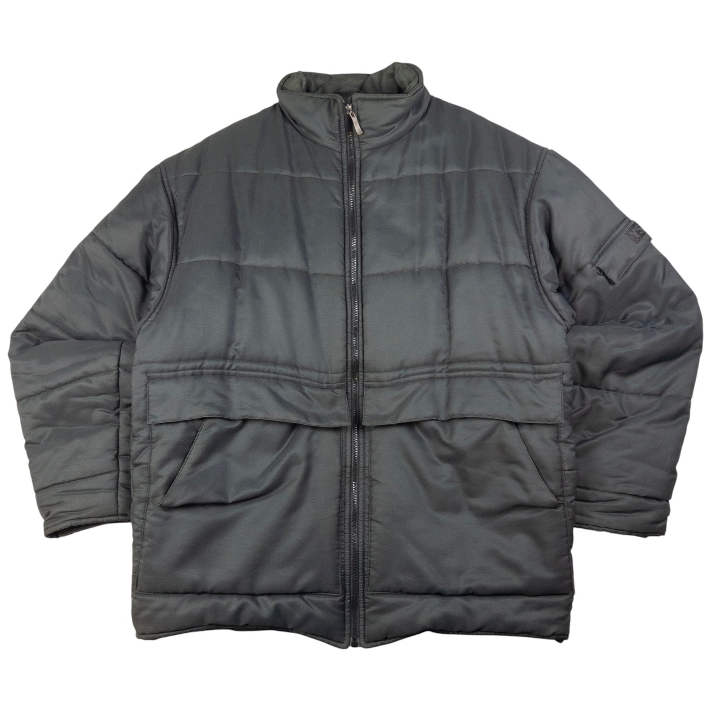 Vintage YSL Yves Saint Laurent Zip Up Puffer Jacket Size M