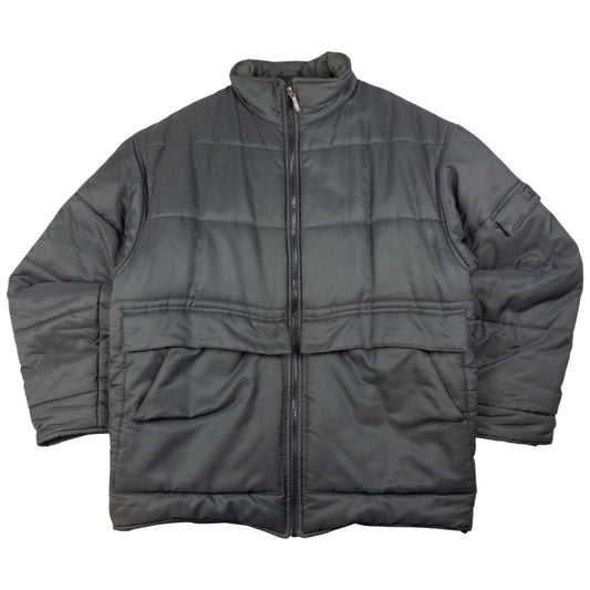 Vintage YSL Yves Saint Laurent Zip Up Puffer Jacket Size M