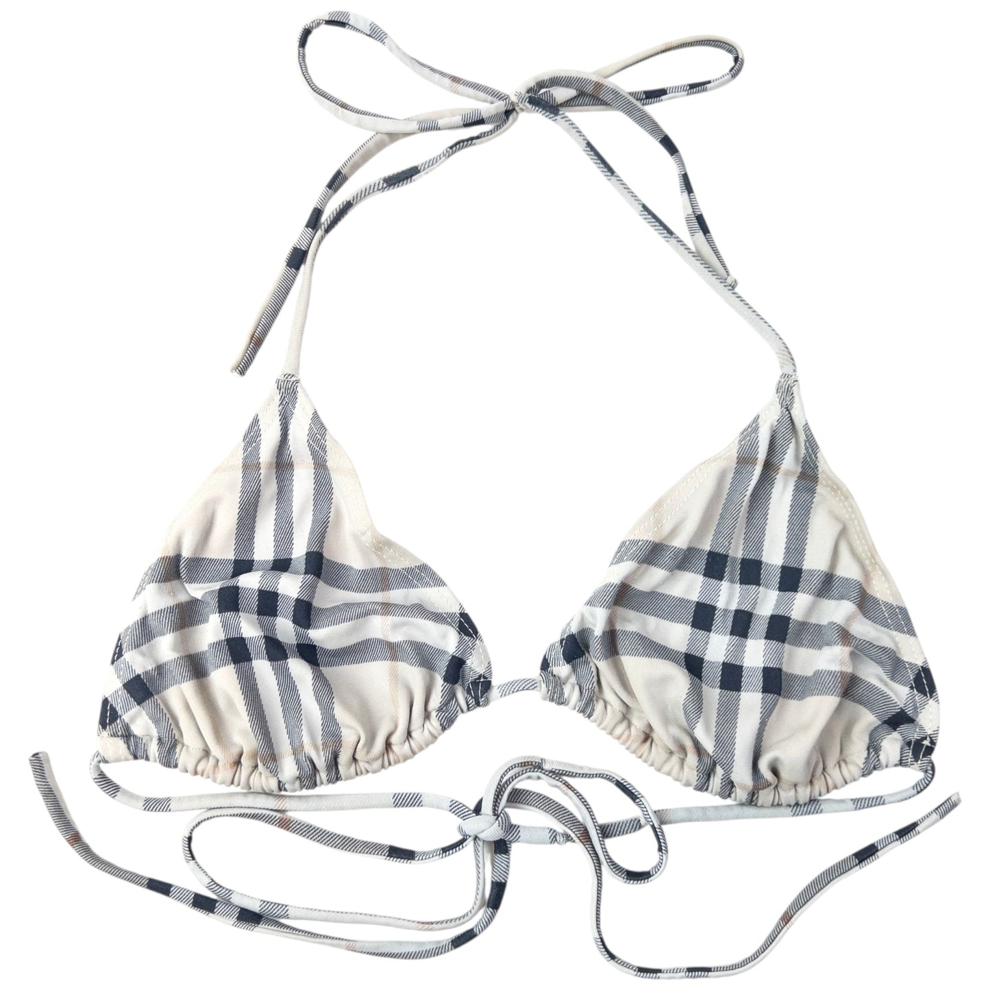 Vintage 2000s Burberry Nova Check Bikini Set Womens Size L