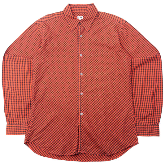 Vintage 90s Yohji Yamamoto A.A.R Checkered Long Sleeve Button Up Shirt Size M