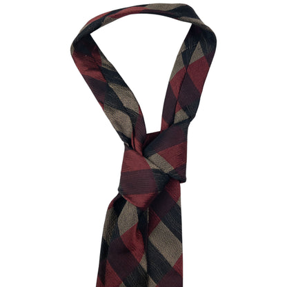 Vintage Issey Miyake Checkered Silk Tie