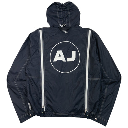 Vintage 2000s Armani Jeans Full Zip Ventilated Jacket Size S