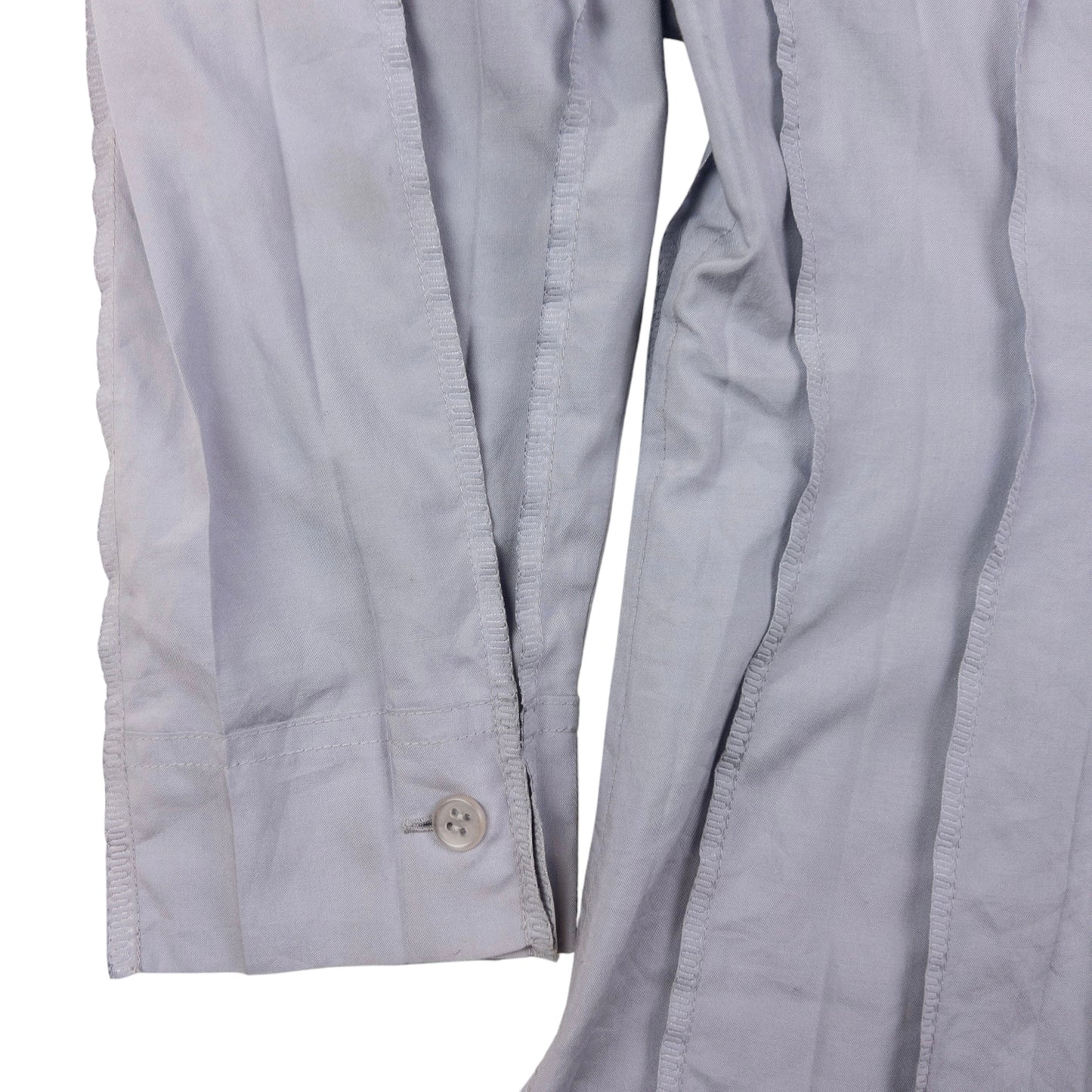 Vintage Issey Miyake Reverse Seam Long Sleeve Button Up Shirt Size M