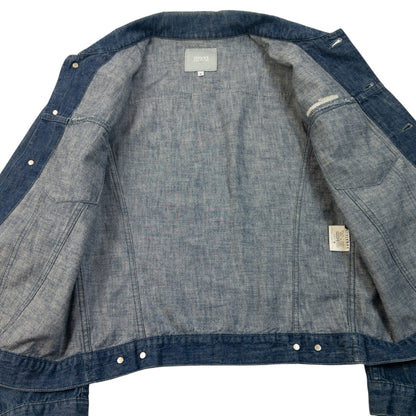 Vintage 2000s Versace Jeans Couture Button Up Denim Jacket Size S