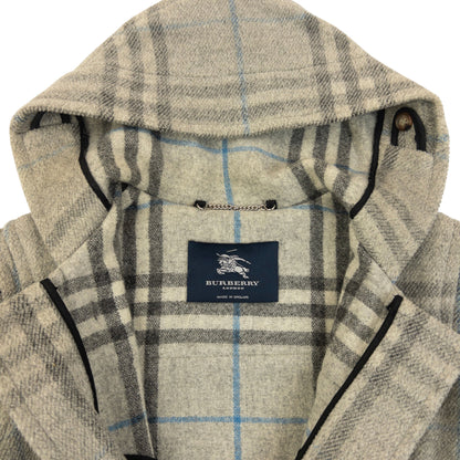 Vintage 2000s Burberry Nova Check Wool Duffle Jacket Size M