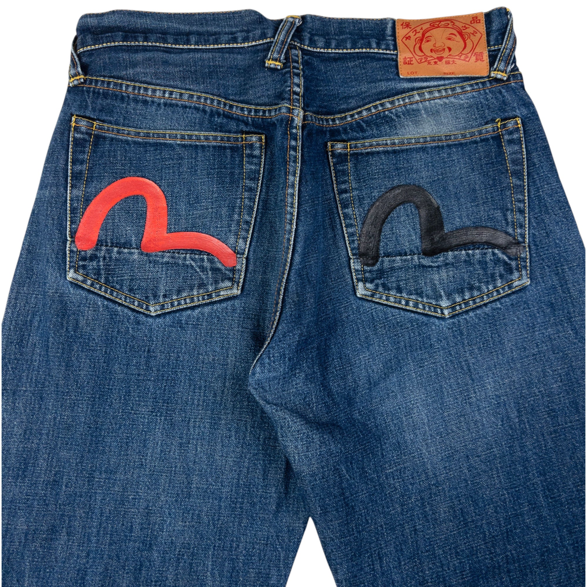 Vintage Evisu Double Gull Japanese Denim Jeans Size W30