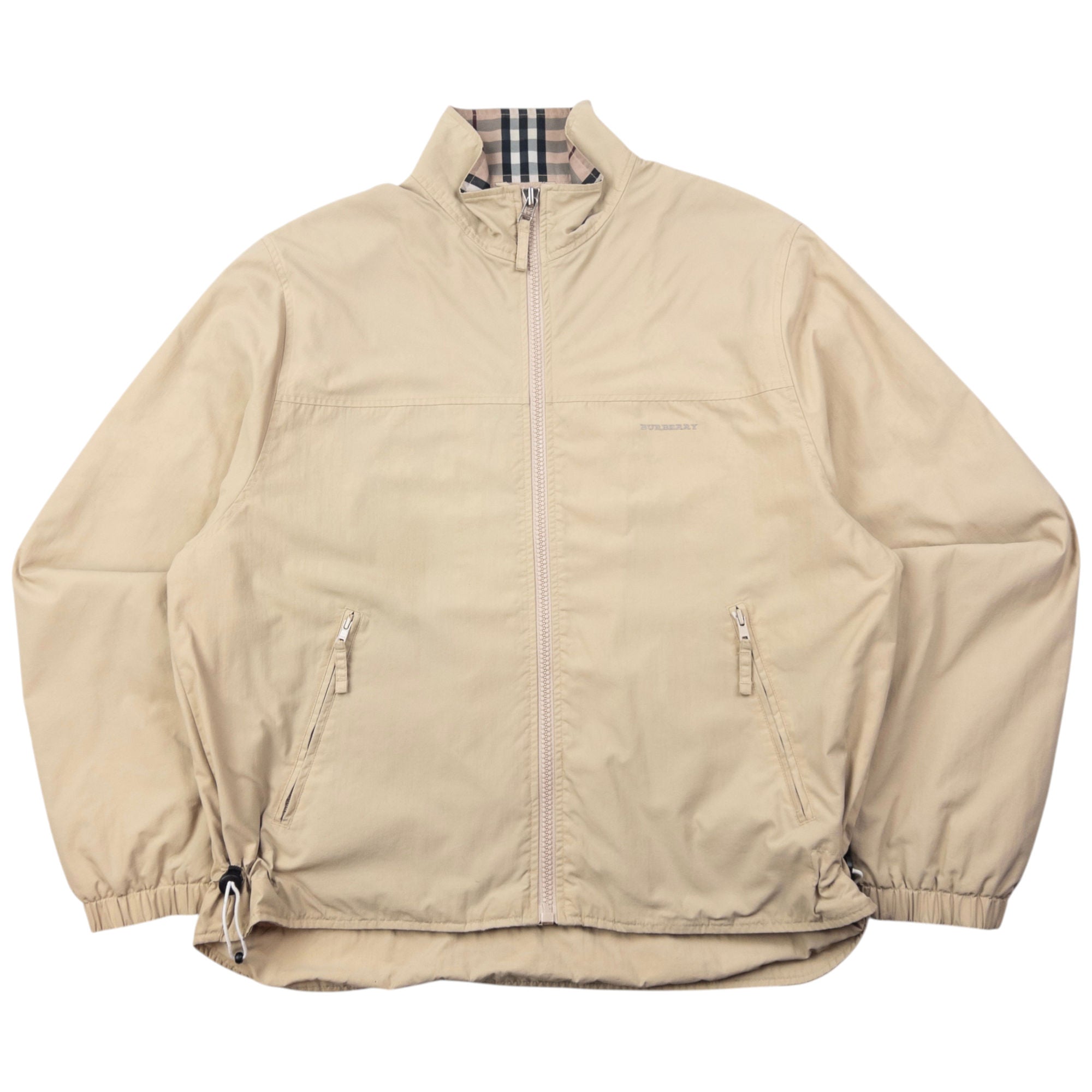 Vintage 2000s Burberry Fleece Lined Jacket Size L