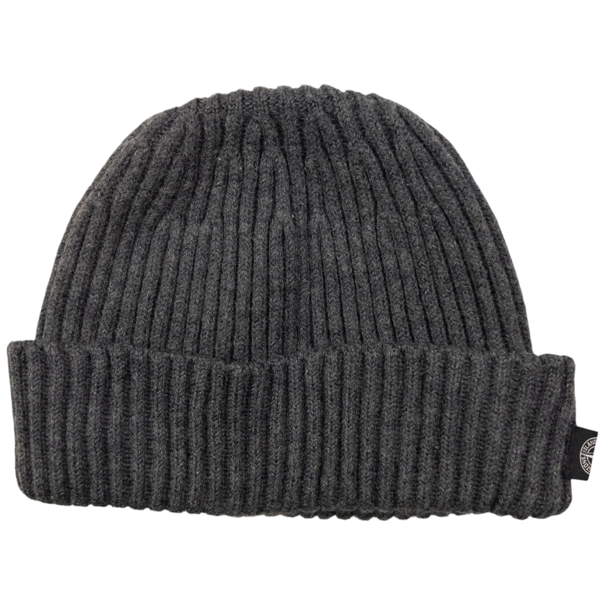 Vintage Stone Island Ribbed Knit Beanie Hat