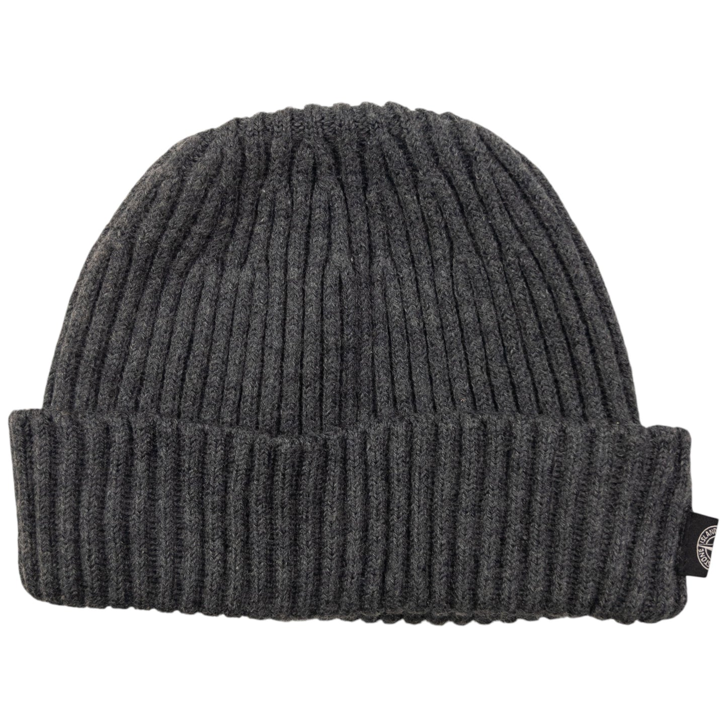 Vintage Stone Island Ribbed Knit Beanie Hat