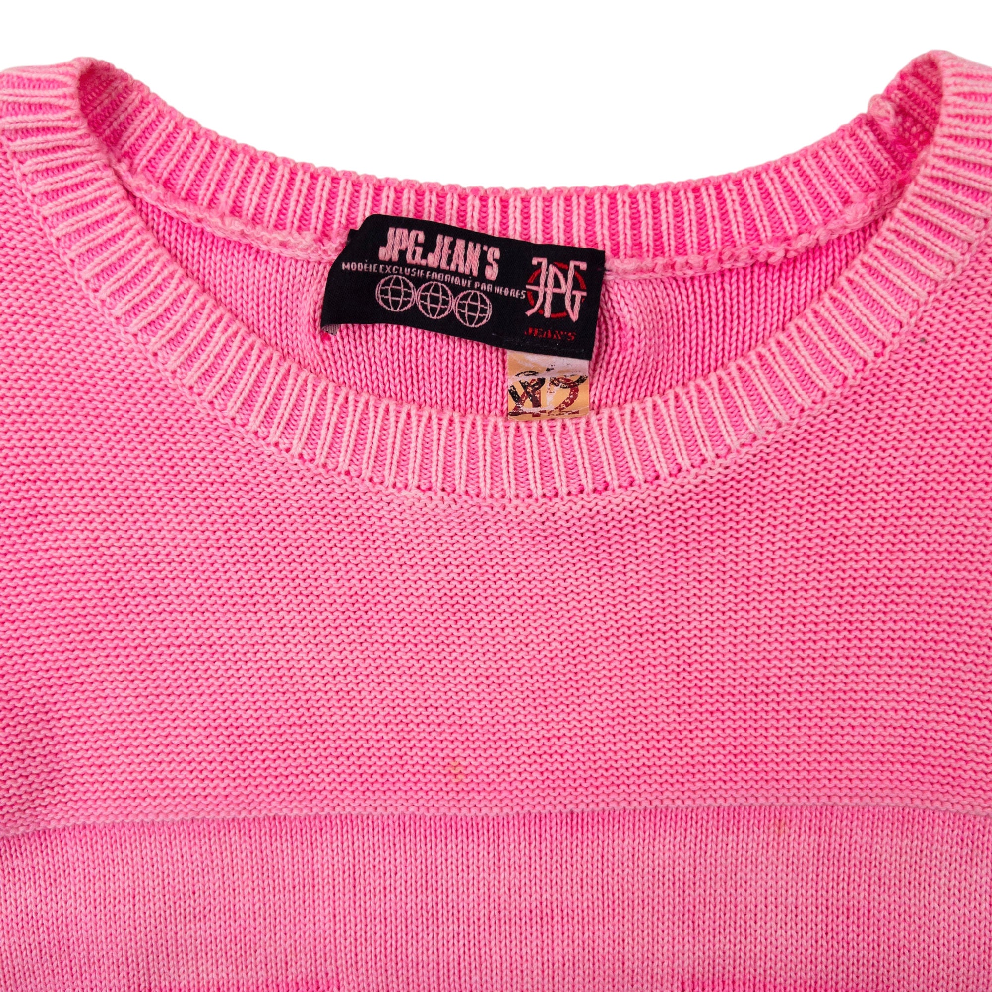 Vintage Jean Paul Gaultier JPG Jeans Knit Top Womens Size S