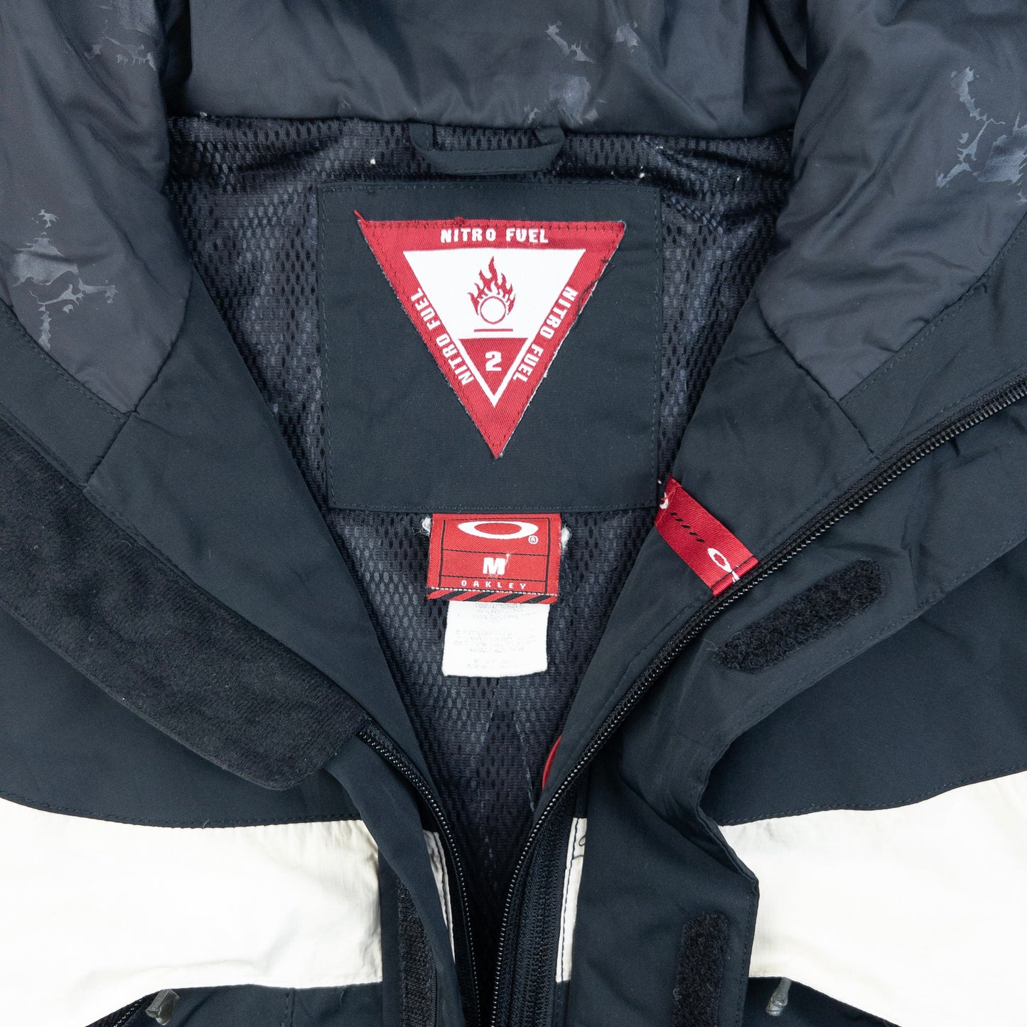 Vintage 90s Oakley Nitro Fuel Zip Up Snowboarding Jacket Size L