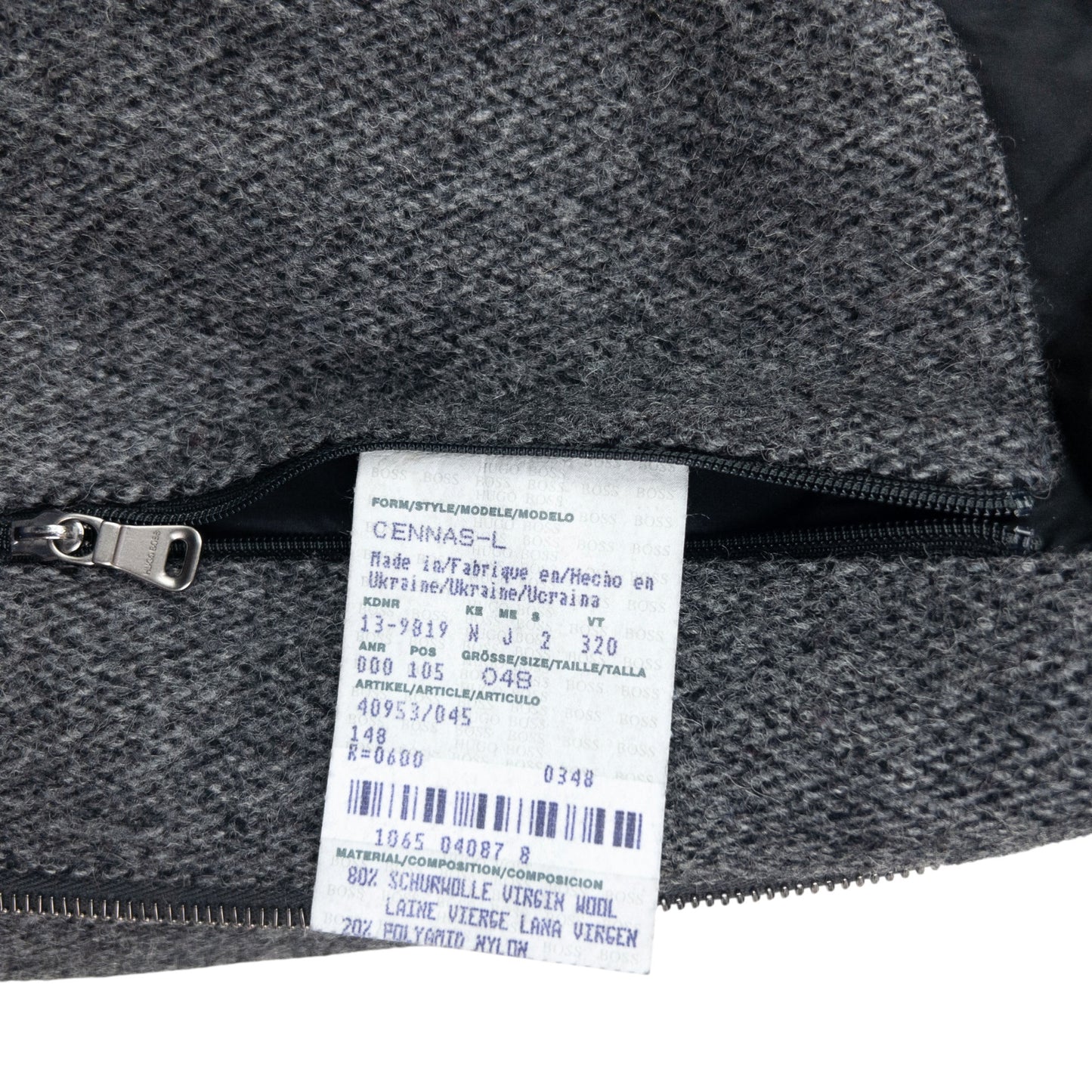 Vintage 2000s Hugo Boss Multi Pocket Wool Jacket Size M