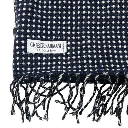 Vintage Giorgio Armani Le Collezioni Wool Tassel Scarf