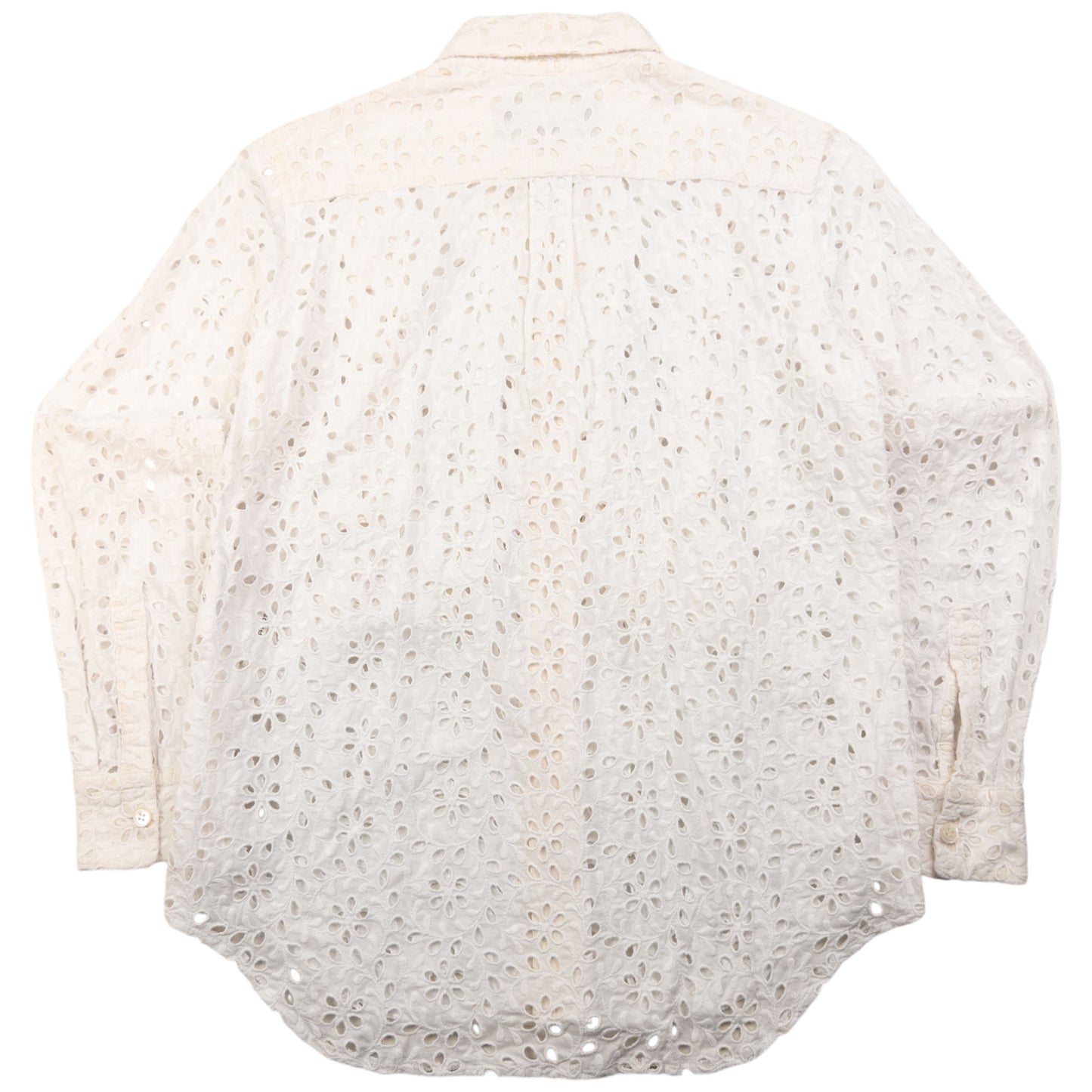 Vintage Comme Des Garçons Tricot Lace Flounce Shirt Womens Size S
