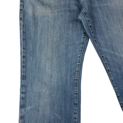 Vintage YSL Yves Saint Laurent Embroidered Denim Jeans Size W34