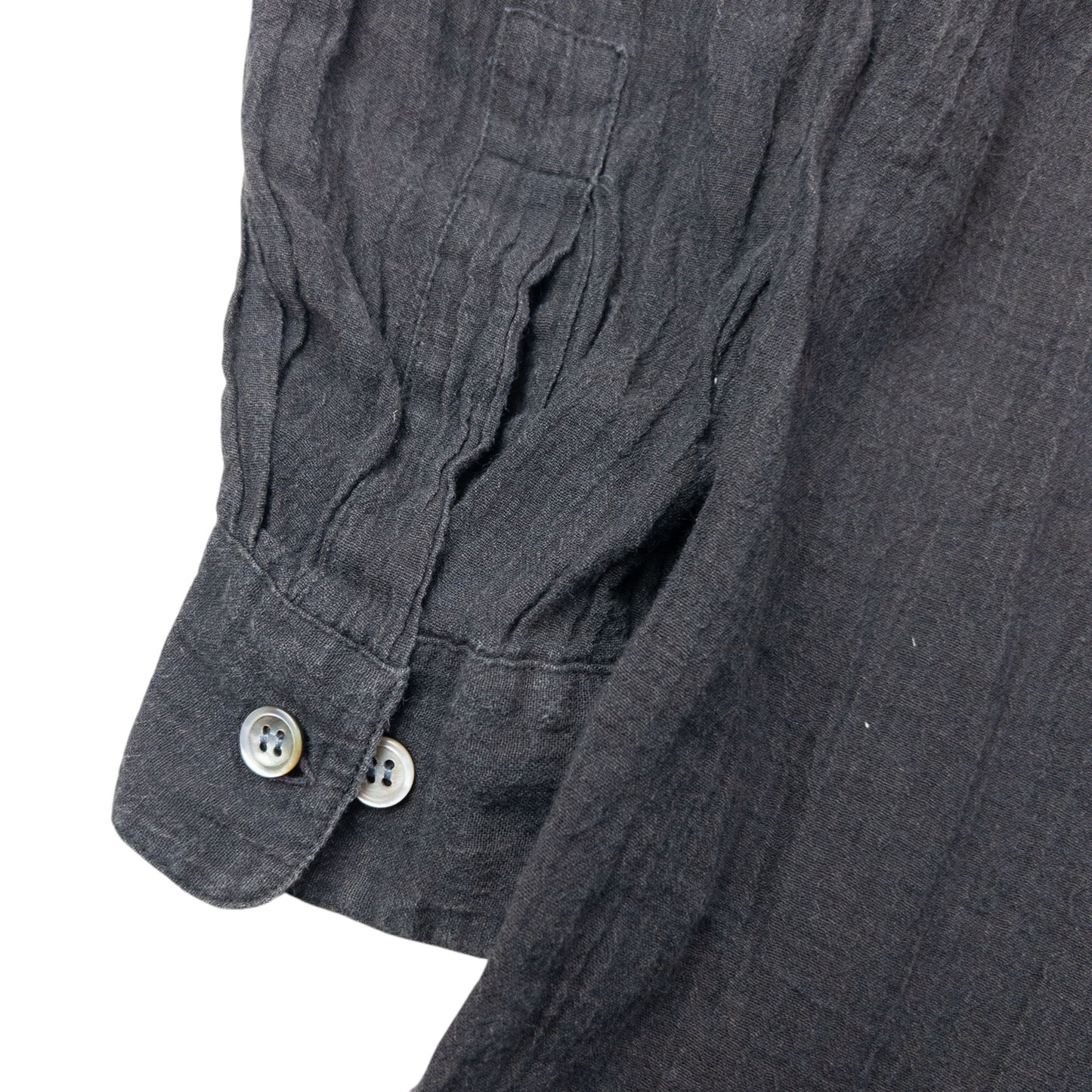 Vintage 90s Issey Miyake Linen Long Sleeve Button Up Linen Shirt Size XL
