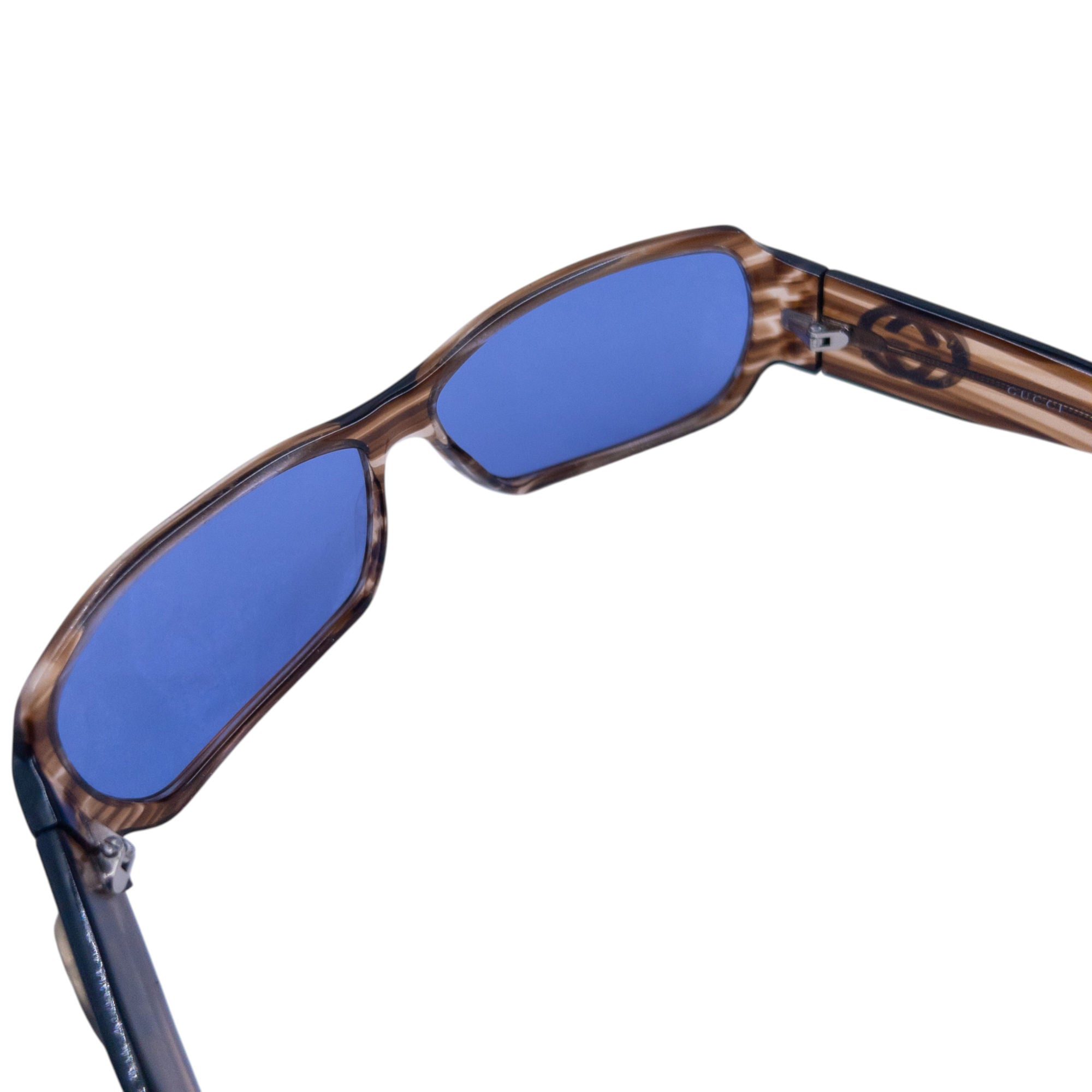 Vintage 2000s Gucci Striped Sunglasses