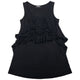 Vintage Cabane De Zucca By Issey Miyake Layered Flounce Top Womens Size S