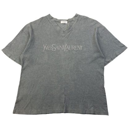 Vintage 2000s YSL Yves Saint Laurent Embroidered T Shirt Size M