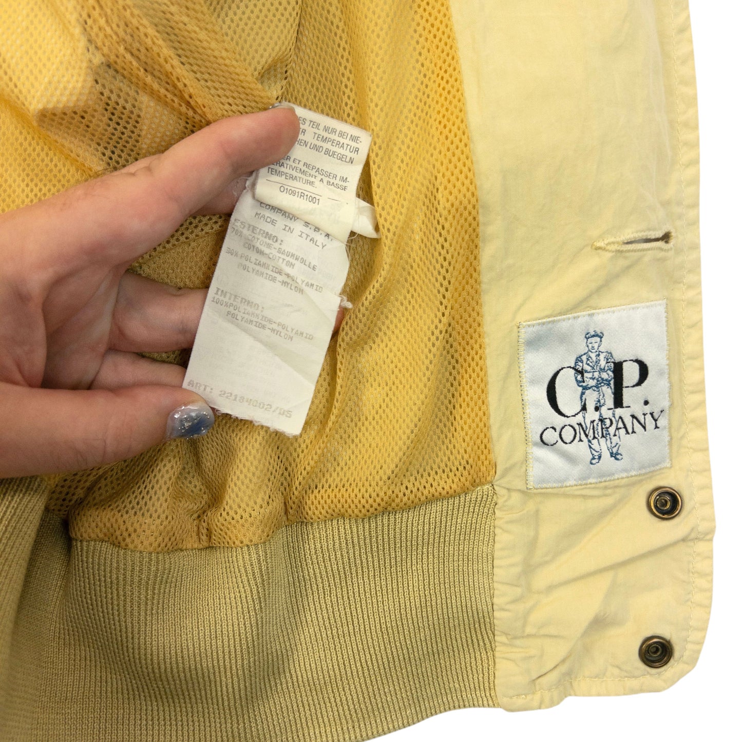 Vintage 1994 CP Company Flight Button Up Jacket Size S