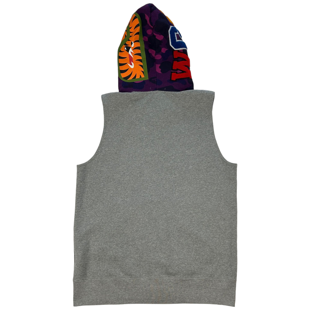 Vintage Bape Shark Hoodie Vest Size M