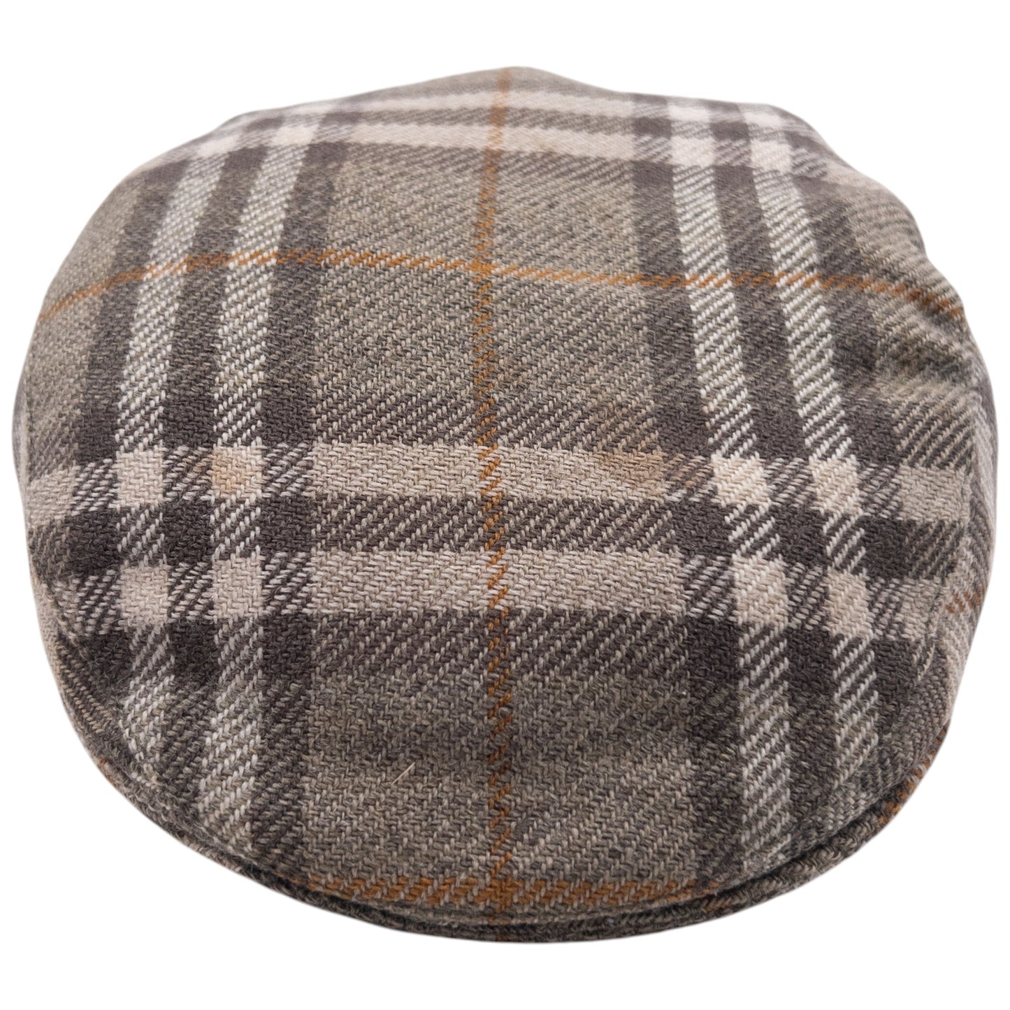 Vintage Burberry Nova Check Wool Flat-Cap Hat Size S