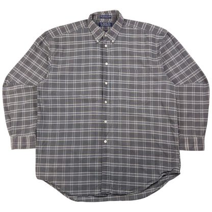 Vintage L.O.G.G. Long Sleeve Button Up Shirt Size L