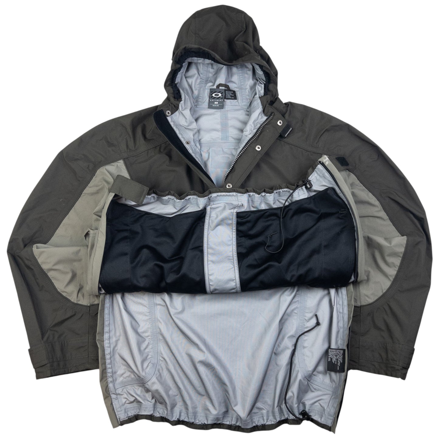 Vintage Oakley Q Zip Waterproof Jacket Size XL