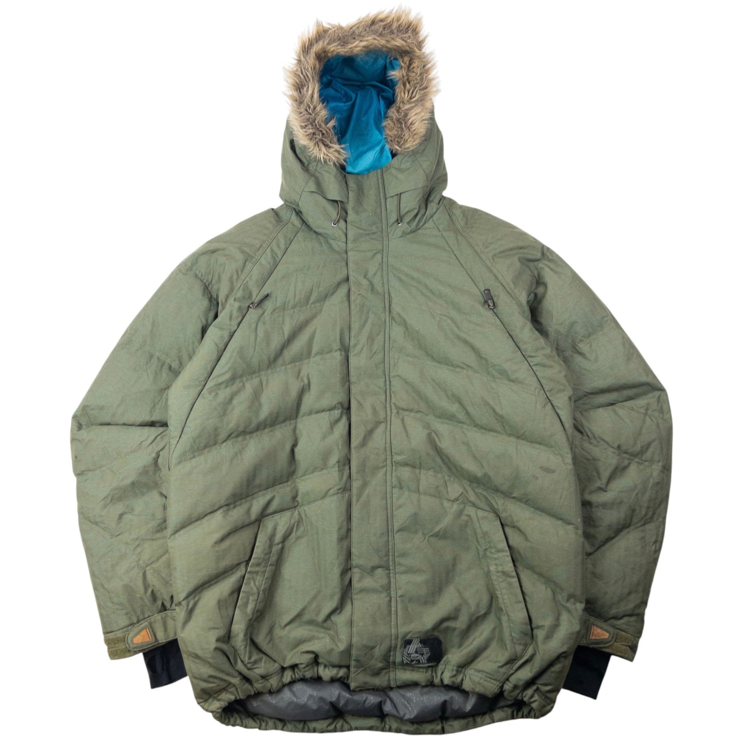 Vintage 2000s Oakley Fur Hood Puffer Jacket Size L
