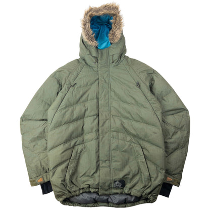 Vintage 2000s Oakley Fur Hood Puffer Jacket Size L