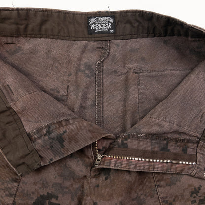 Vintage Stussy Pixel Camo Cargo Trousers Size W30