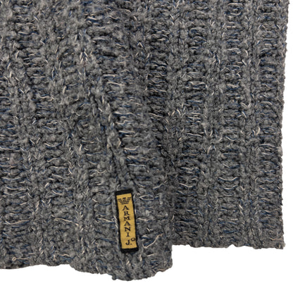 Vintage Armani Jeans Q Zip Knit Jumper Size XS