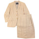 Vintage 90s Burberry Pinstripe Jacket & Skirt Suit Set Womens Size XS