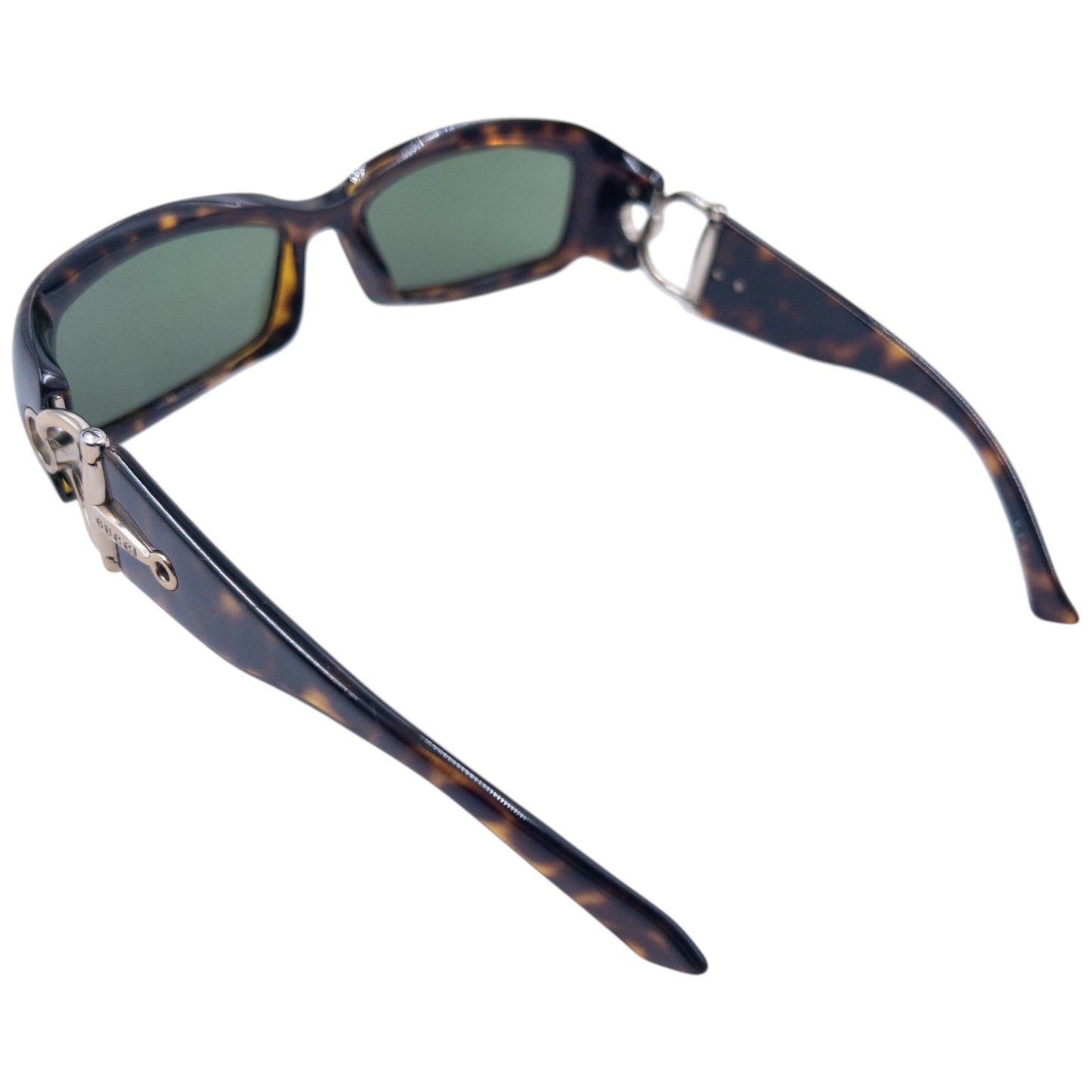 Vintage Gucci Horse Bit Tortoise Shell Sunglasses