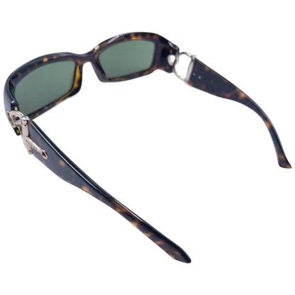 Vintage Gucci Horse Bit Tortoise Shell Sunglasses