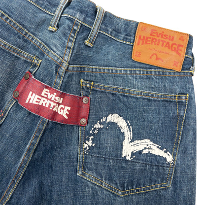 Vintage 2000s Evisu Heritage Double Gull Japanese Denim Jeans Size W30