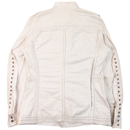 Vintage 2000s Marithe + Francois Girbaud Eyelet Jacket Womens Size L