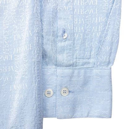 Vintage 2000s Versace Classic Monogram Long Sleeve Button Up Shirt Size M