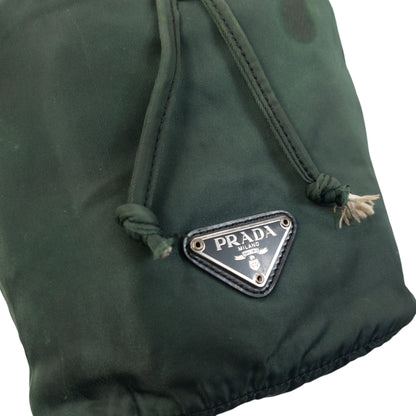 Vintage 2000s Prada tasje met trekkoord