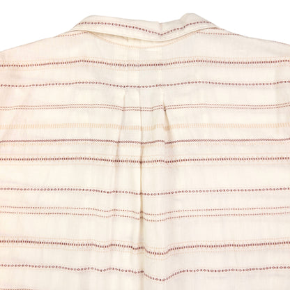 Vintage Plantation By Issey Miyake Striped Button Up Shirt Size M