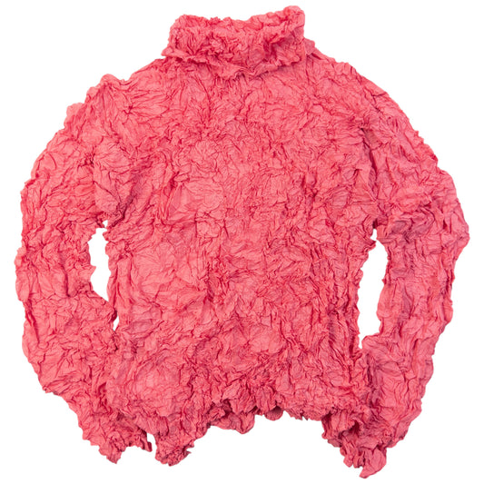 Vintage 90s Issey Miyake stretch popcorn coltrui damesmaat S