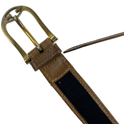 Vintage Gucci Buckle Leather Belt