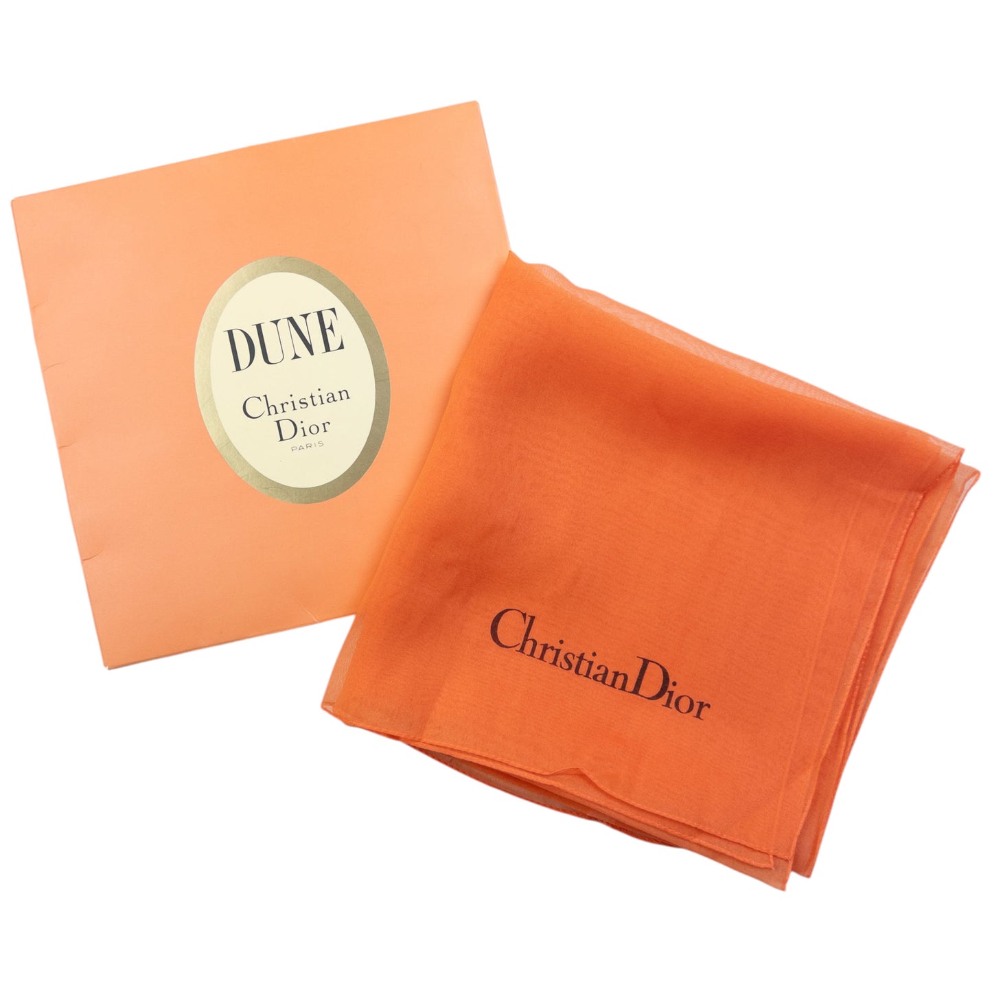 Vintage 90s Dior DUNE Sheer Chiffon Scarf
