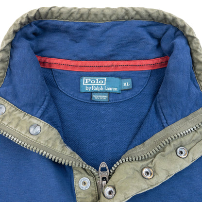 Vintage 2000s Polo Ralph Lauren Snap T Q Zip Sweatshirt Size XL