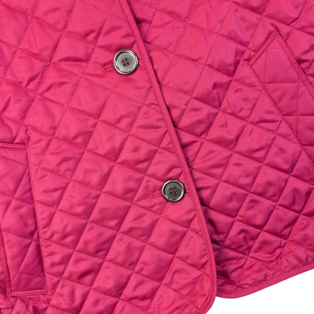 Vintage Burberry Brit Nova Check Lined Quilted Jacket Womens Size L
