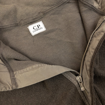 Vintage 2008 CP Company Q Zip Wool Hoodie Size L